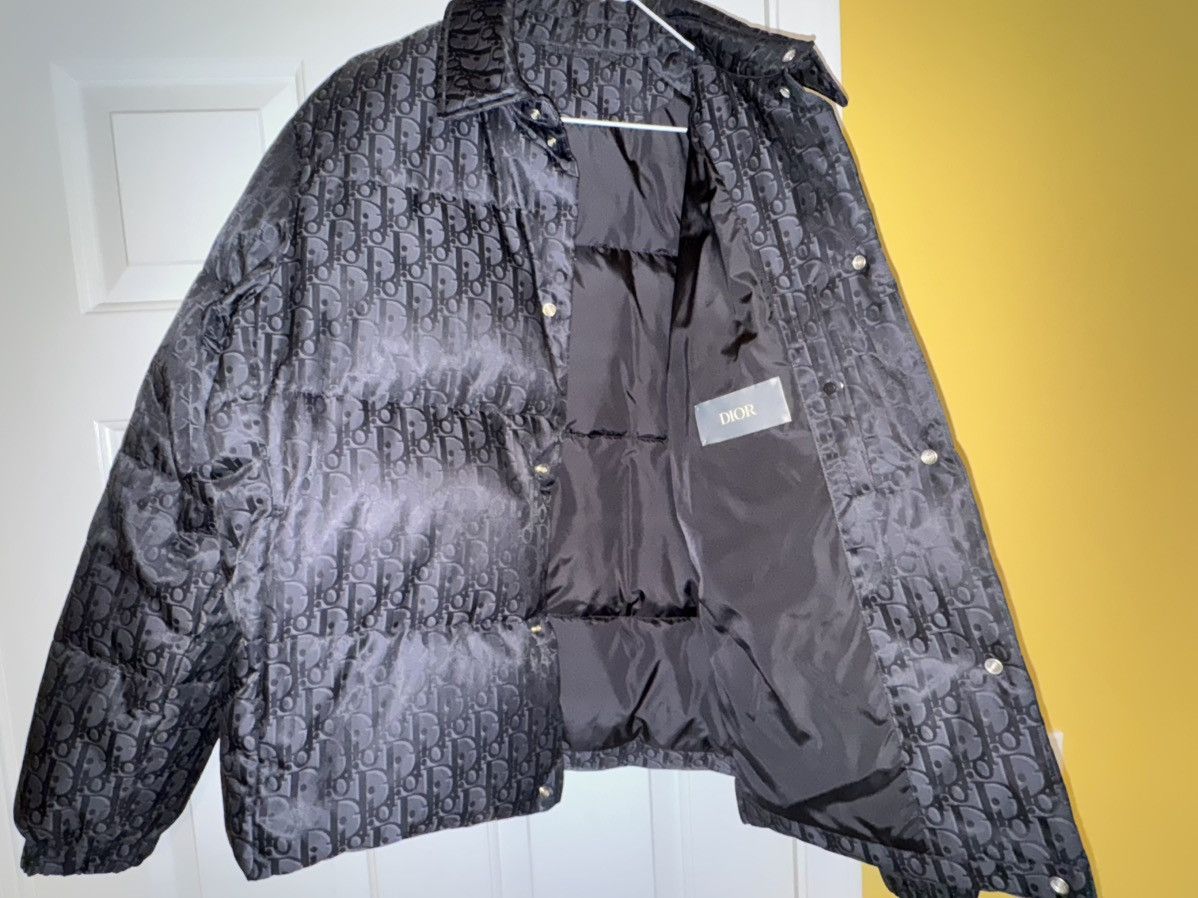 Dior Dior black monogram puffer jacket Size US L / EU 52-54 / 3 - 7 Thumbnail