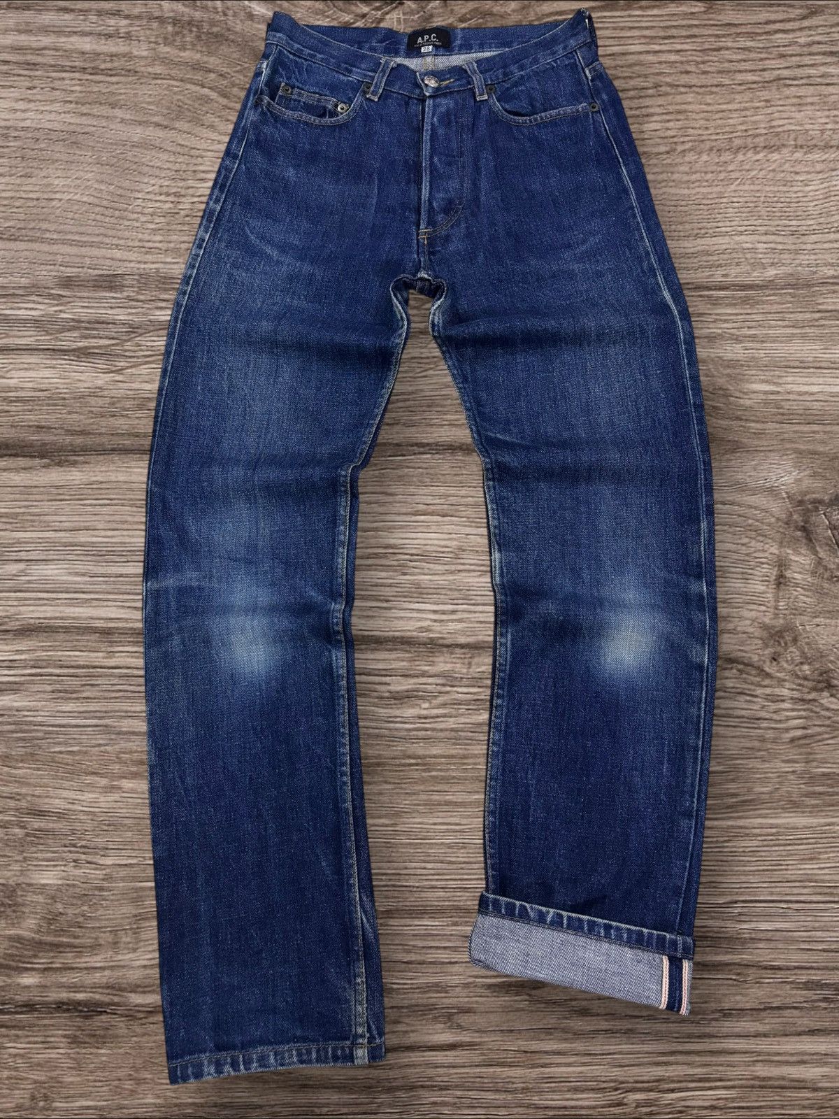 A.P.C. A.P.C Selvedge Faded Blue Wash Jeans Size US 28 / EU 44 - 1 Thumbnail
