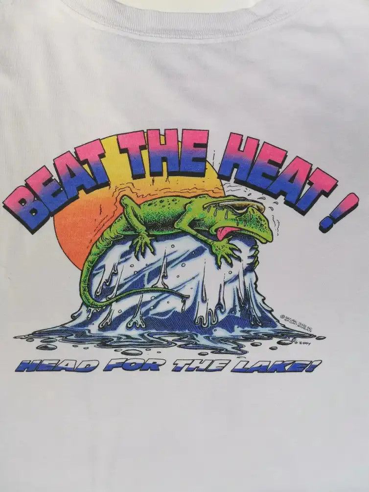 Japanese Brand Rare!!! Beat The Heat Parody T-shirt Size US M / EU 48-50 / 2 - 3 Thumbnail