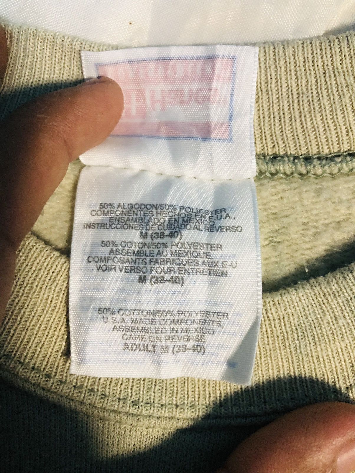 Hanes Hanes Vintage white Sweatshirt (7) Size US M / EU 48-50 / 2 - 7 Thumbnail