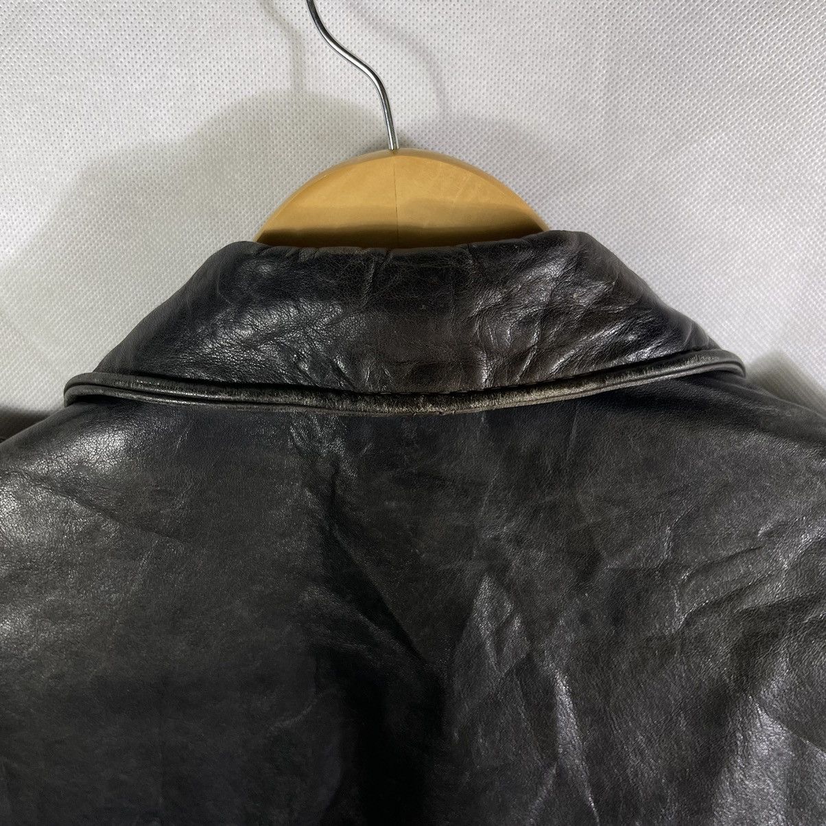 Schott Vintage 60s Schott A2 Bomber Leather Punk Motocycle Jacket Size US L / EU 52-54 / 3 - 10 Thumbnail
