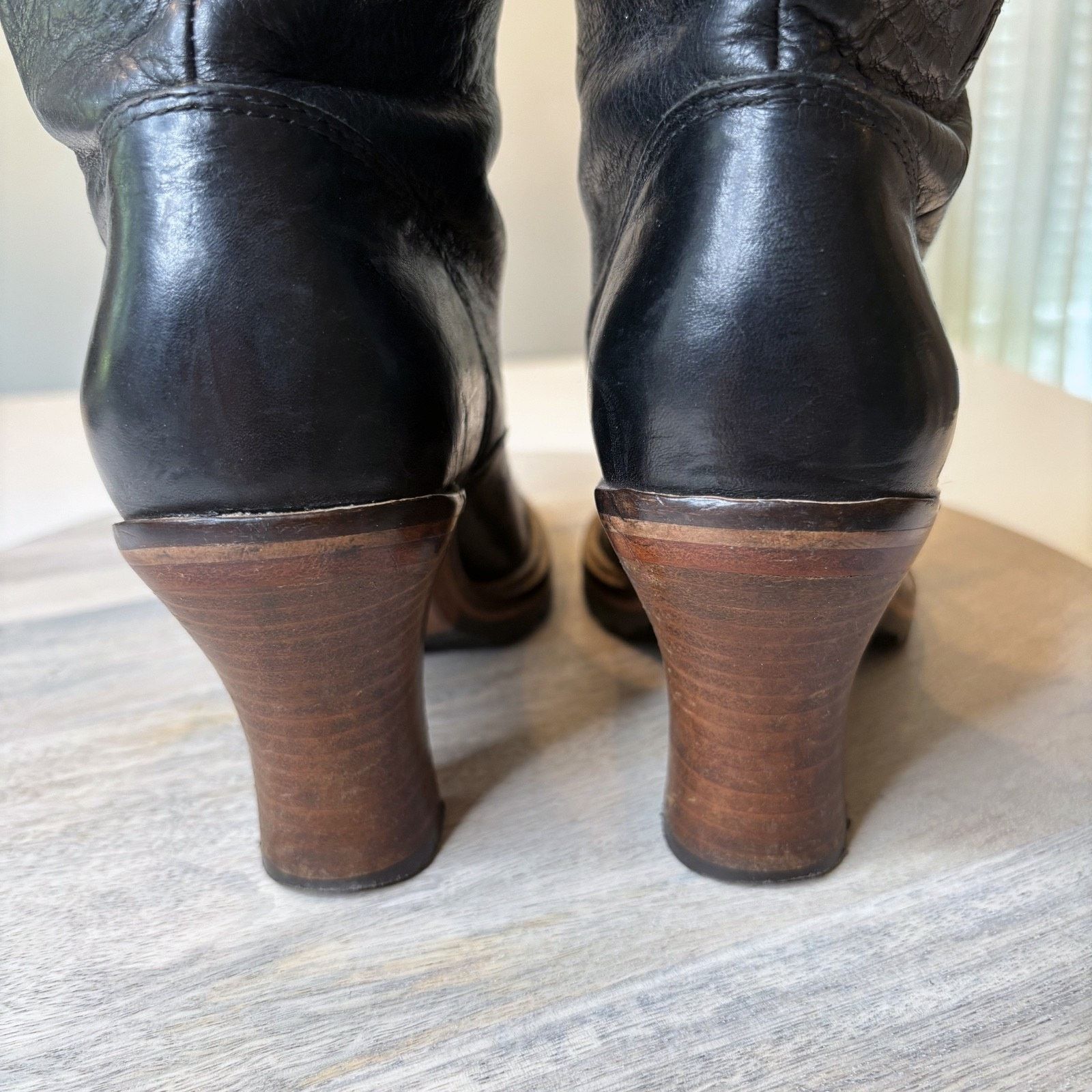Frye Frye Mildred Engineer Leather Buckle Tall Boots Size 6.5 M Size US 6.5 / IT 36.5 - 9 Thumbnail
