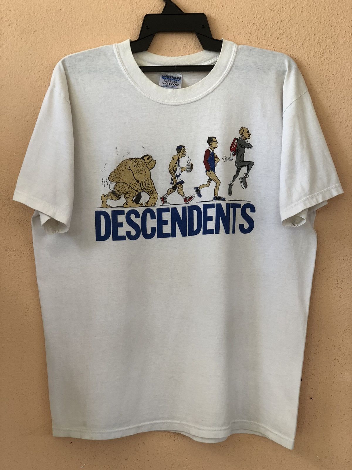Band Tees × Vintage Vintage 90s DESENDENT Punk Rock Band Tee Size US L / EU 52-54 / 3 - 1 Thumbnail