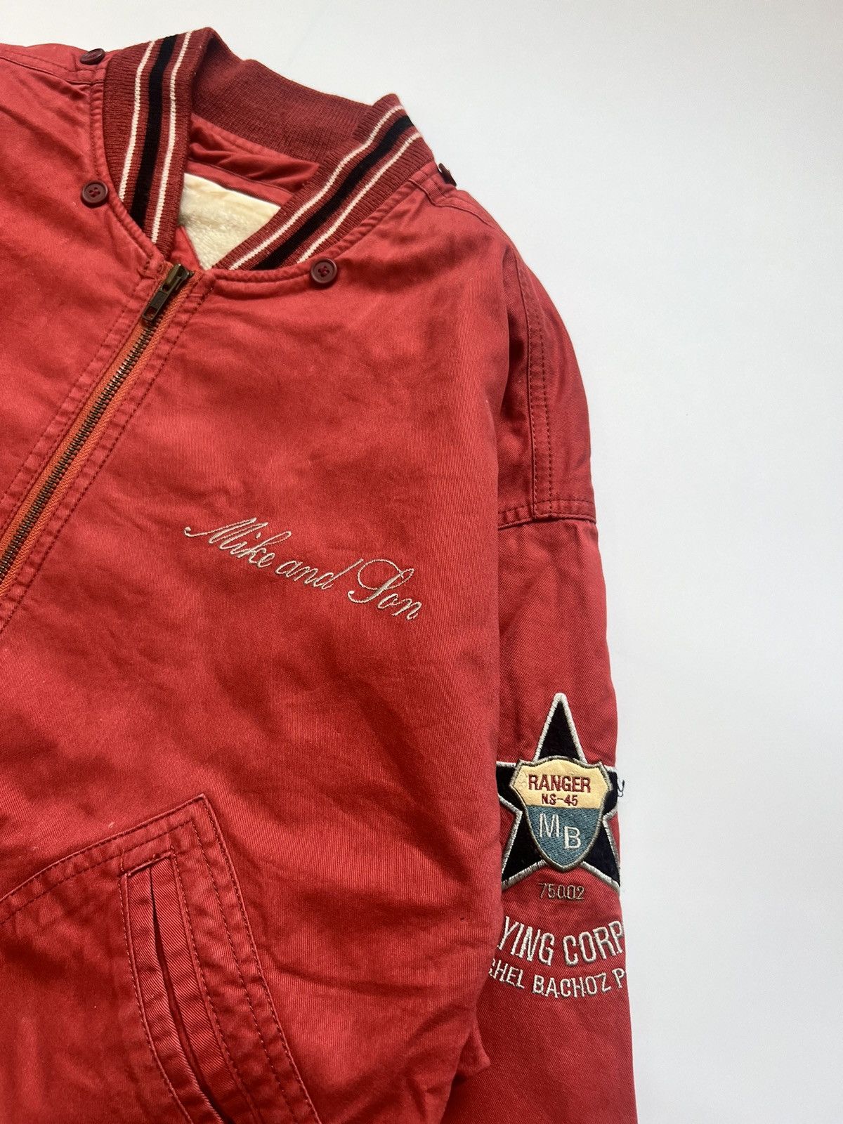 Designer Michel Bachoz Paris Forest Ranger Flying Corps Bomber Jacket Size US L / EU 52-54 / 3 - 4 Thumbnail