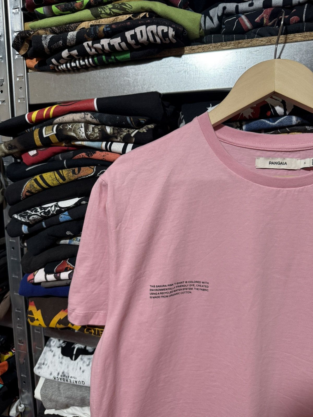 Pangaia Rare Pangaia Sakura Pink T-Shirt Y2K Hype Size US XL / EU 56 / 4 - 3 Thumbnail