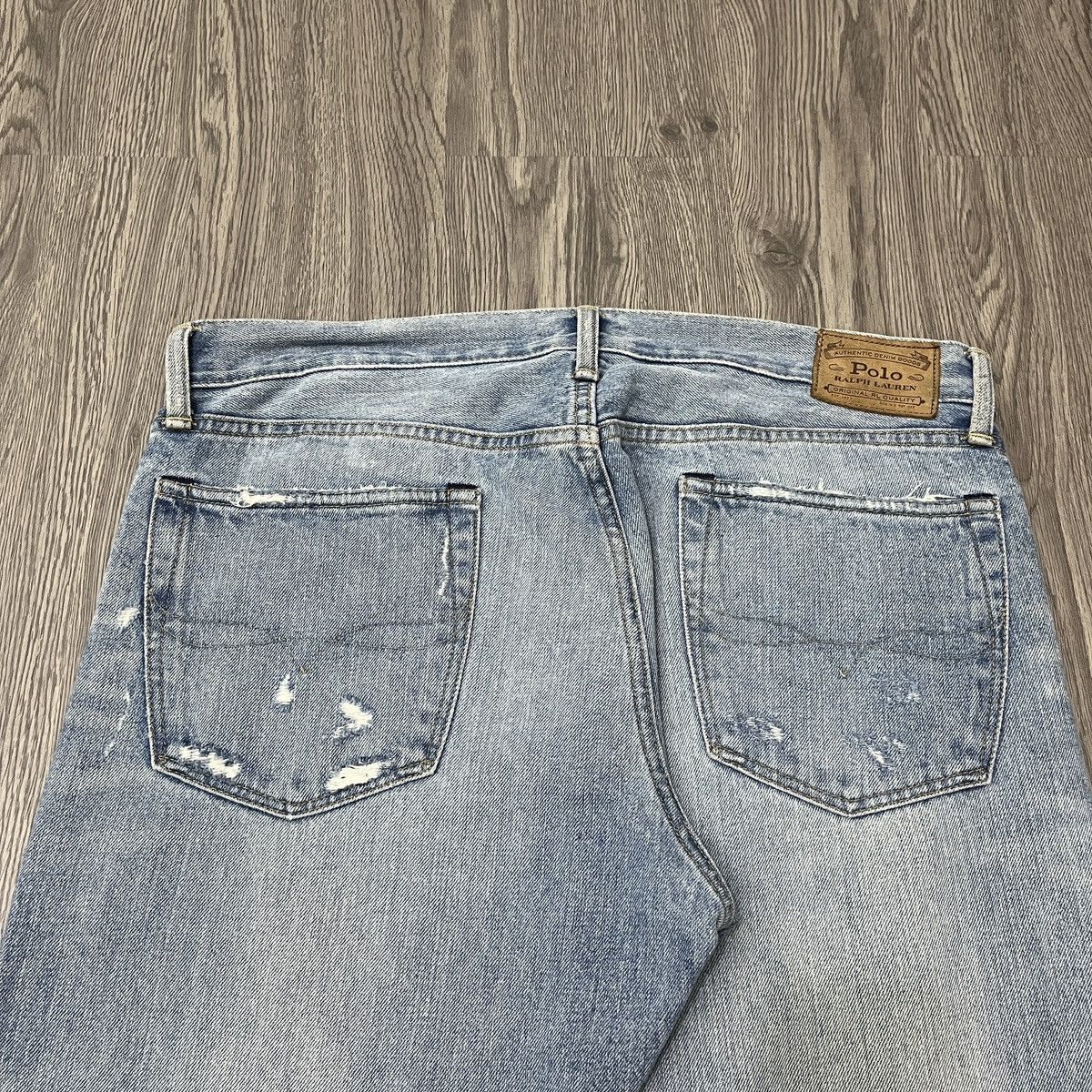 Polo Ralph Lauren Polo Ralph Lauren Distressed Denim Blue Sky ifsix Lgb Style Size US 36 / EU 52 - 11 Thumbnail