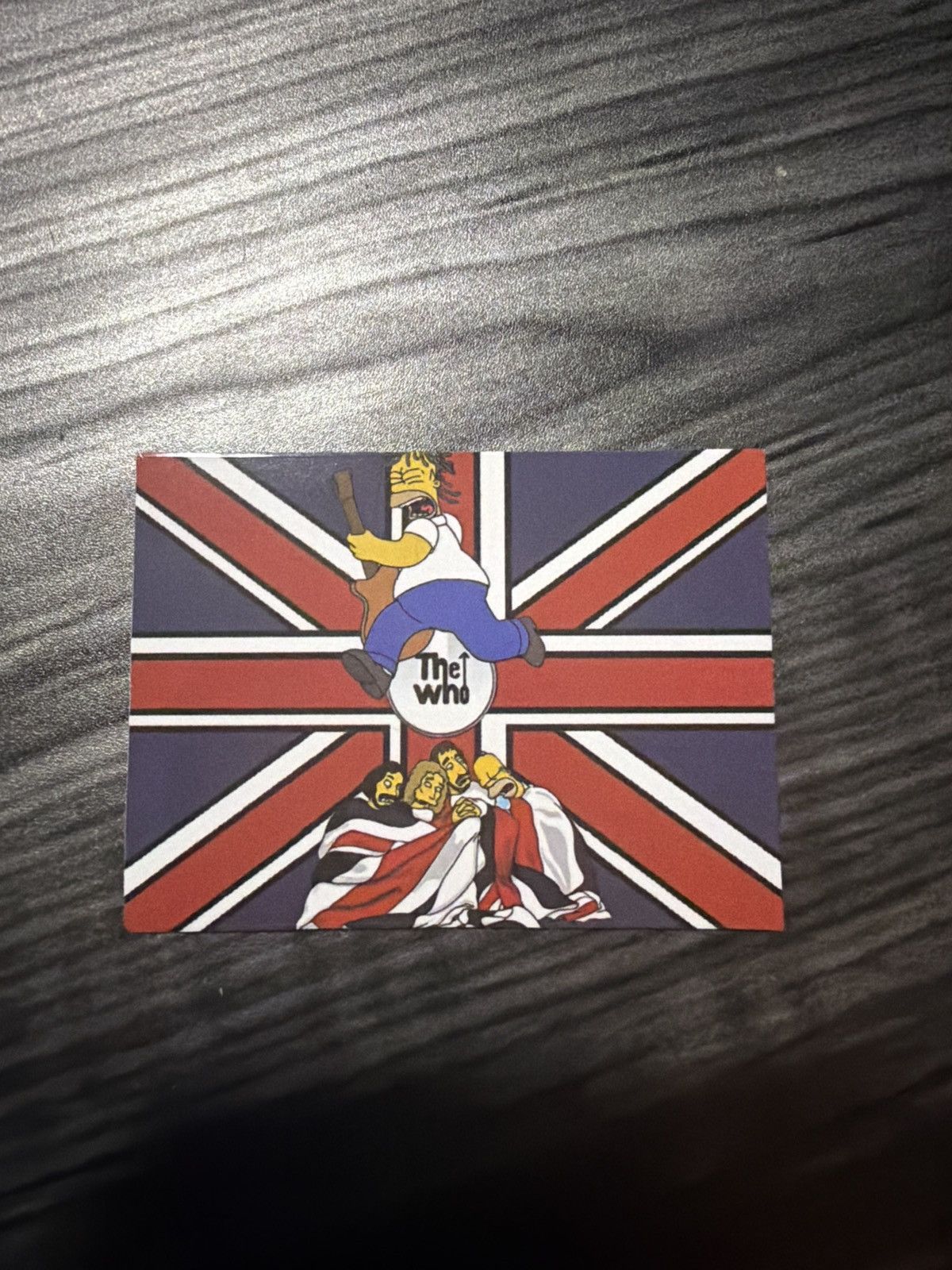 The Simpsons The Who The Simpsons Union Jack Sticker Size ONE SIZE - 1 Thumbnail