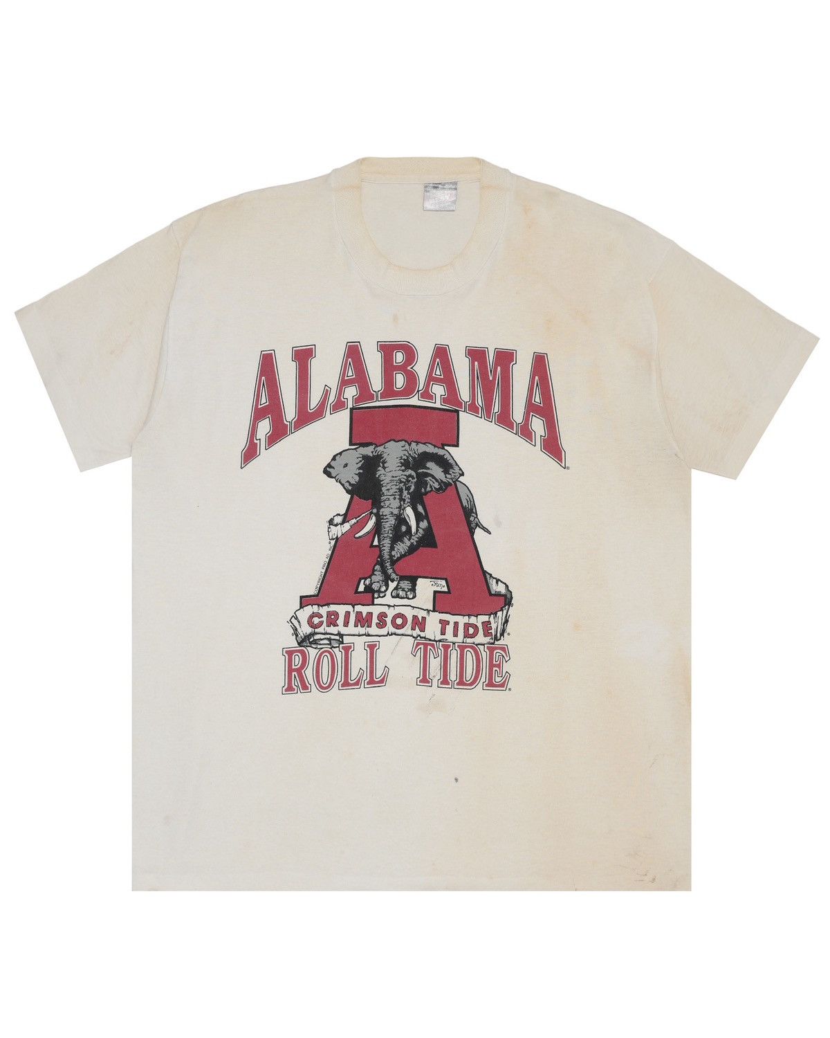 Vintage Vintage Alabama Crimson Tide Thrashed Distressed Faded Size US XL / EU 56 / 4 - 1 Thumbnail