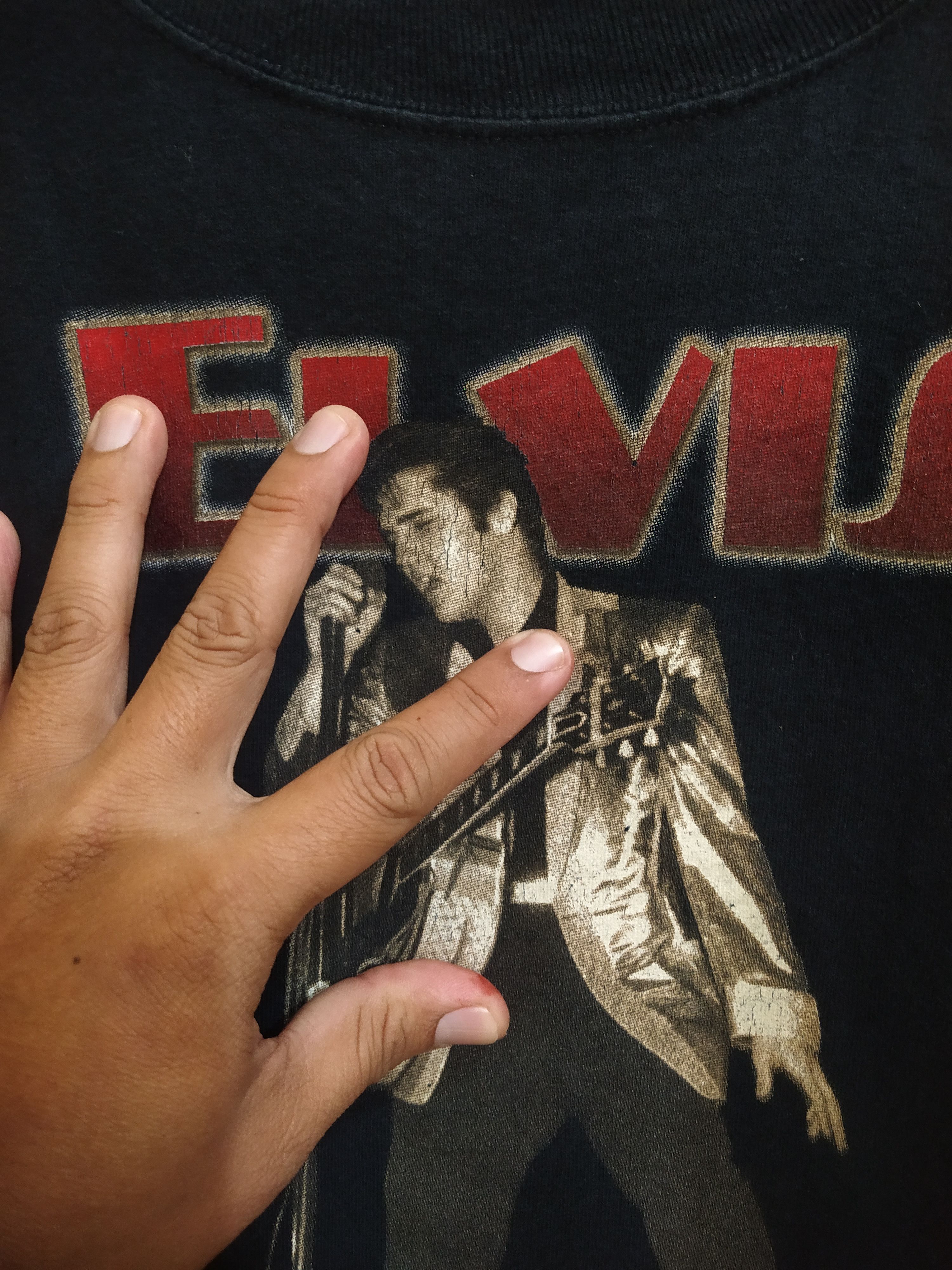 Vintage 🔥ANVIL Blue Tag Elvis Presley Rock N Roll Vintage Size US XL / EU 56 / 4 - 6 Thumbnail