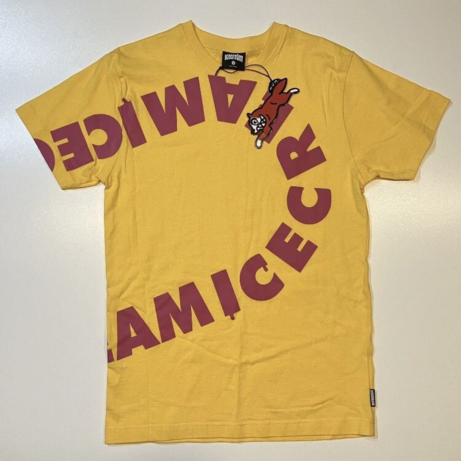 Icecream Ice Cream T Shirt Yellow Spell Out Mens Size Medium NEW Size US M / EU 48-50 / 2 - 1 Thumbnail