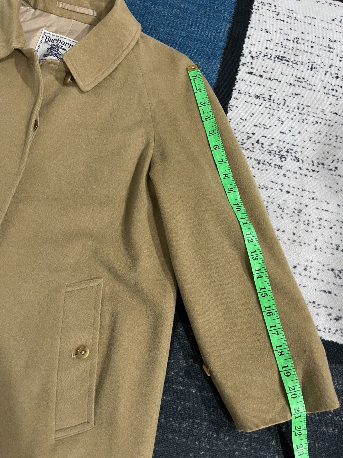 Burberry × Vintage Vintage Burberrys Wool Long Jacket Size US L / EU 52-54 / 3 - 20 Thumbnail