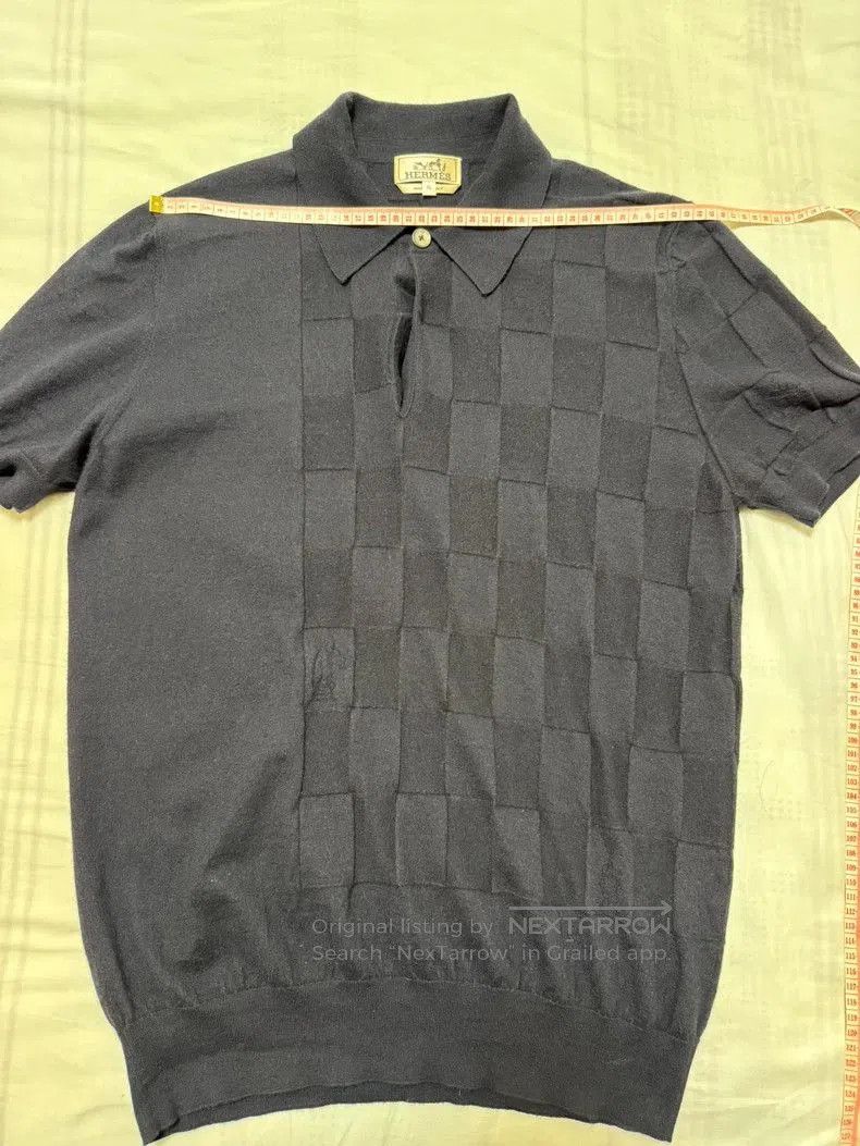 Hermes Hermes Cashmere Short Sleeve Polo. Size US XL / EU 56 / 4 - 3 Thumbnail