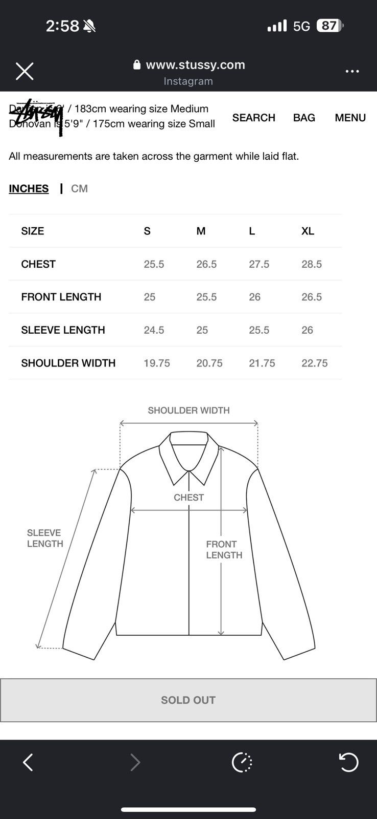 Stussy Stussy KING VARSITY Size US M / EU 48-50 / 2 - 7 Thumbnail