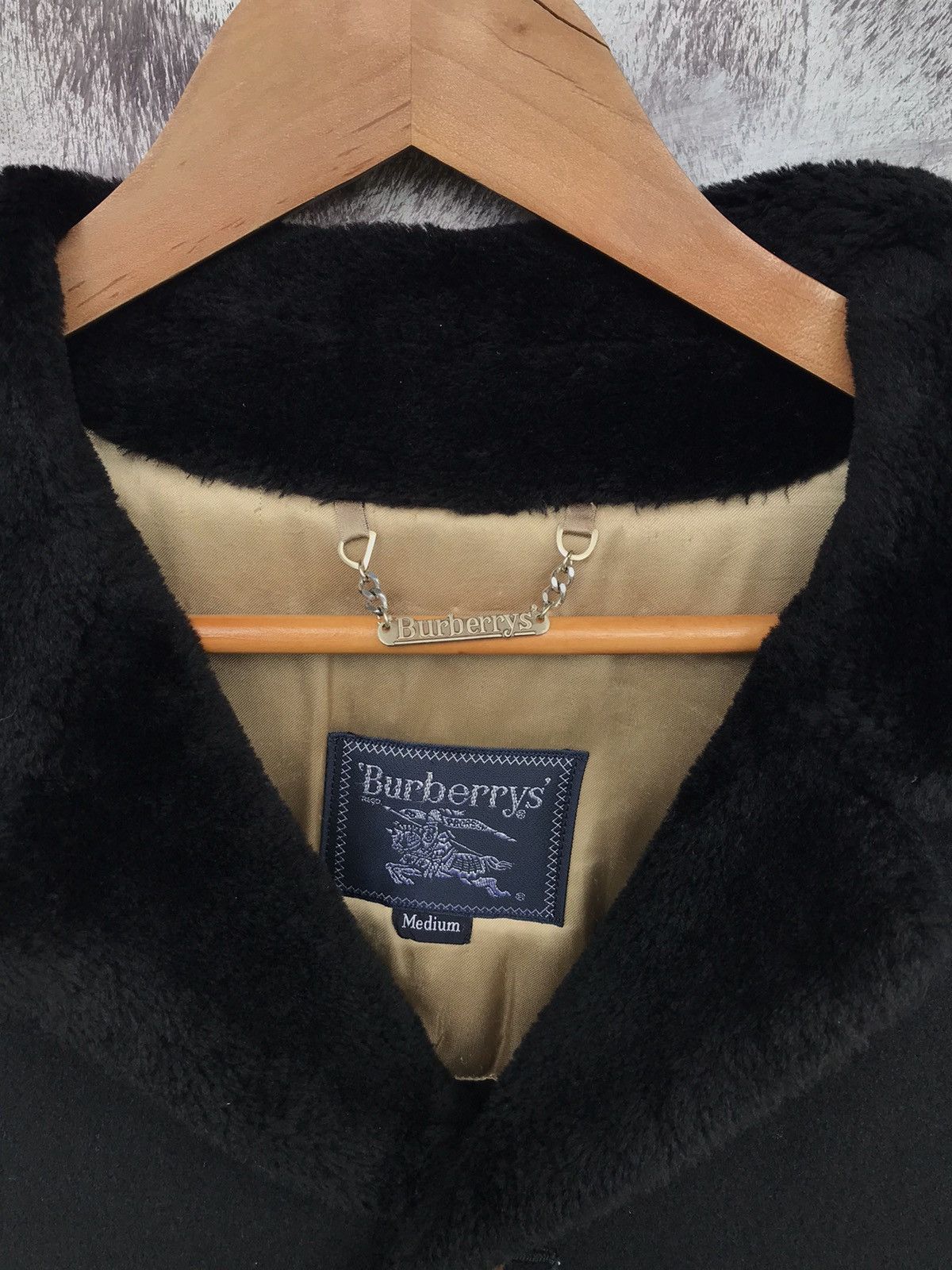 Burberry × Vintage Vintage 90s Burberrys lining wool coat Size US M / EU 48-50 / 2 - 6 Thumbnail