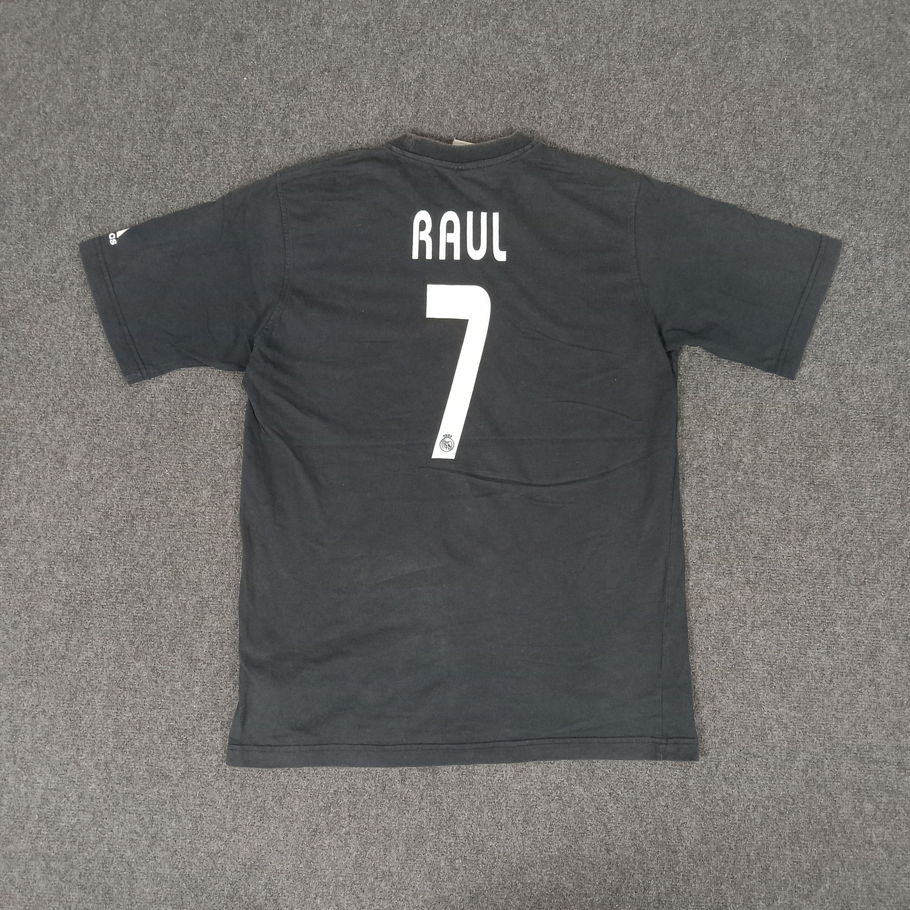 Adidas × Vintage Adidas Real Madrid Soccer Club Raul 7 Tshirt Size US M / EU 48-50 / 2 - 5 Thumbnail
