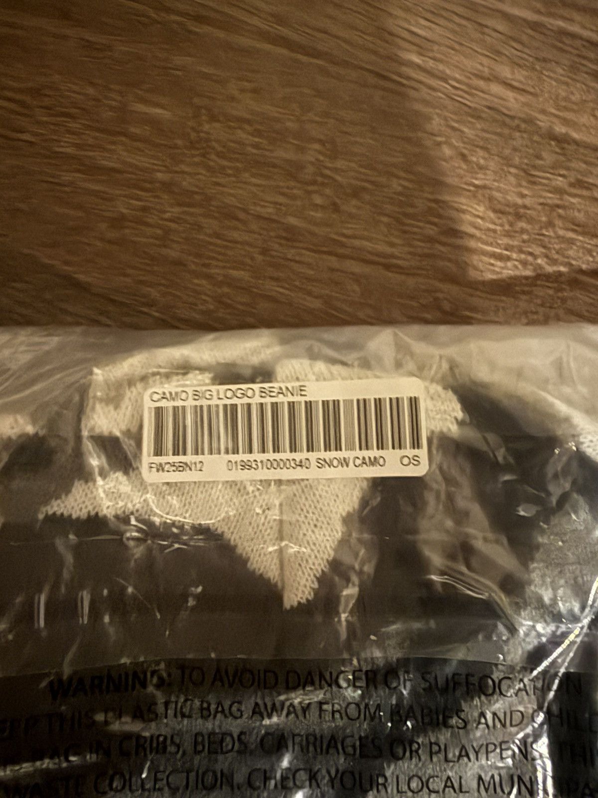 Supreme Supreme Camo Big Logo Beanie Size ONE SIZE - 3 Thumbnail