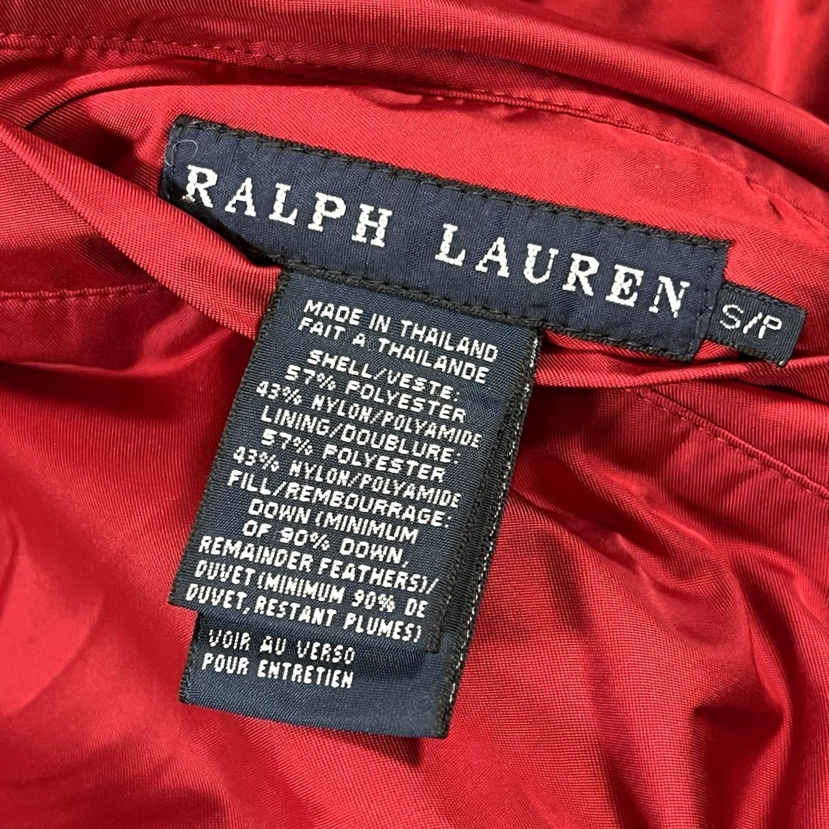 Ralph Lauren Ralph Lauren Reversible Down Puffer Jacket Womens Small Black Full Zip Jacket Size S / US 4 / IT 40 - 5 Thumbnail