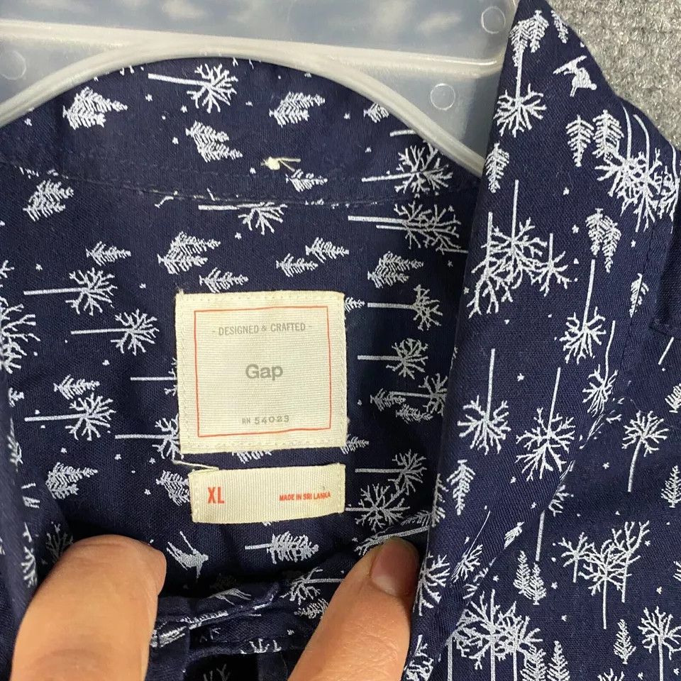 Gap Gap Button Down Shirt Men's XL Skiing Down Mountain Cotton Size US XL / EU 56 / 4 - 3 Thumbnail