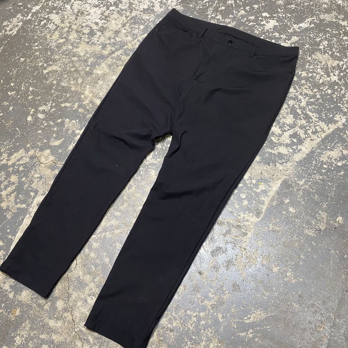 Lululemon × Vintage Lululemon Men’s ABC Pants Slim Fit Black Size US 38 / EU 54 - 5 Thumbnail