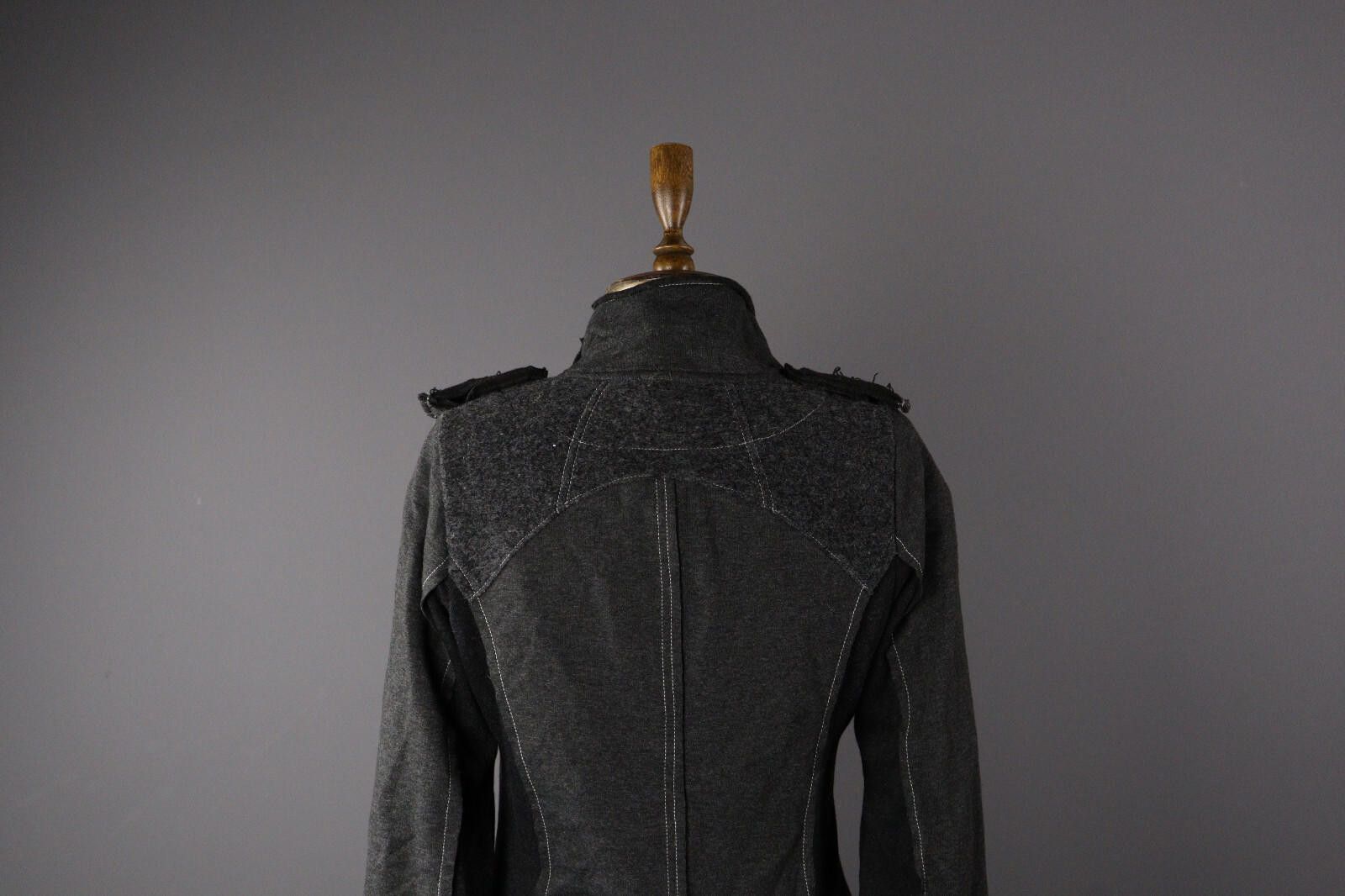 Designer Ladies Tredy Wool Designer Casual Duffle Coat Jacket Size 36 Size M / US 6-8 / IT 42-44 - 6 Thumbnail