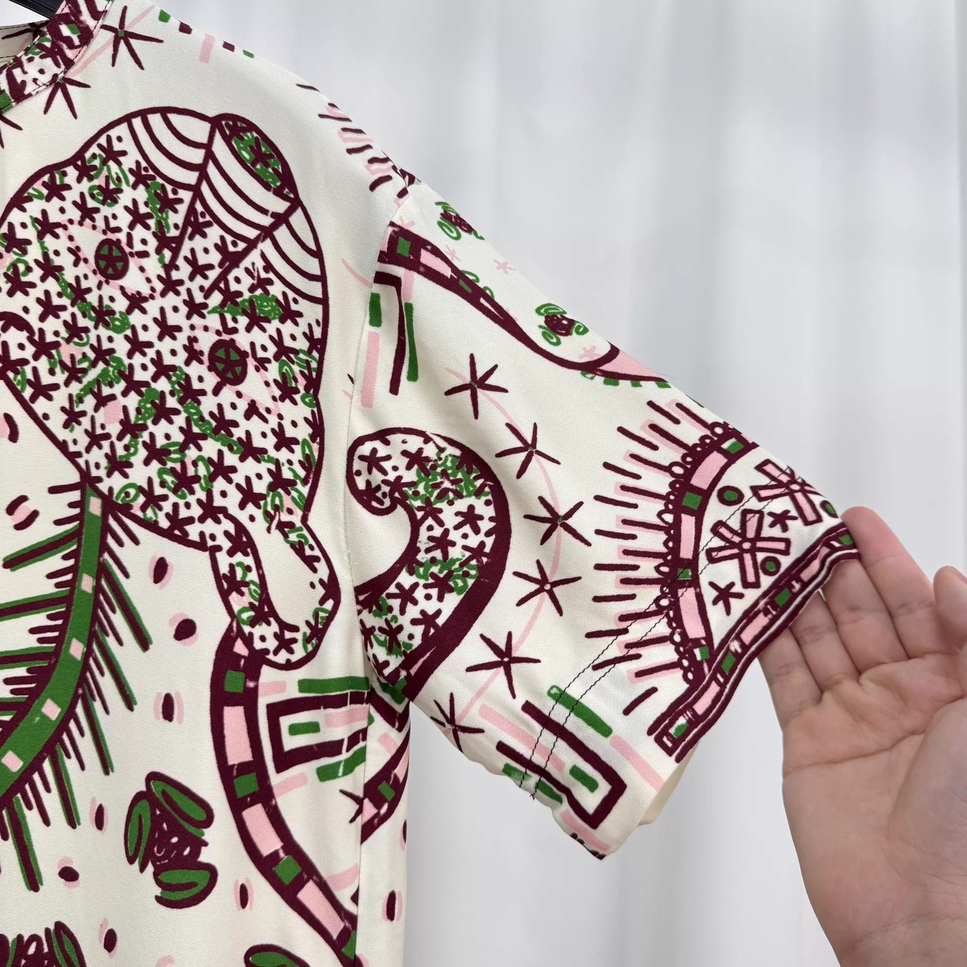 Valentino Valentino Floral Silk SS Shirt 38 New Size XS / US 0-2 / IT 36-38 - 4 Thumbnail