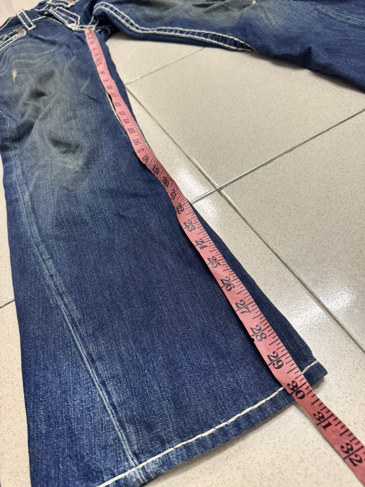 True Religion TRUE RELIGION JOEY SUPER T FLAP FLARE JEANS Size US 34 / EU 50 - 10 Thumbnail