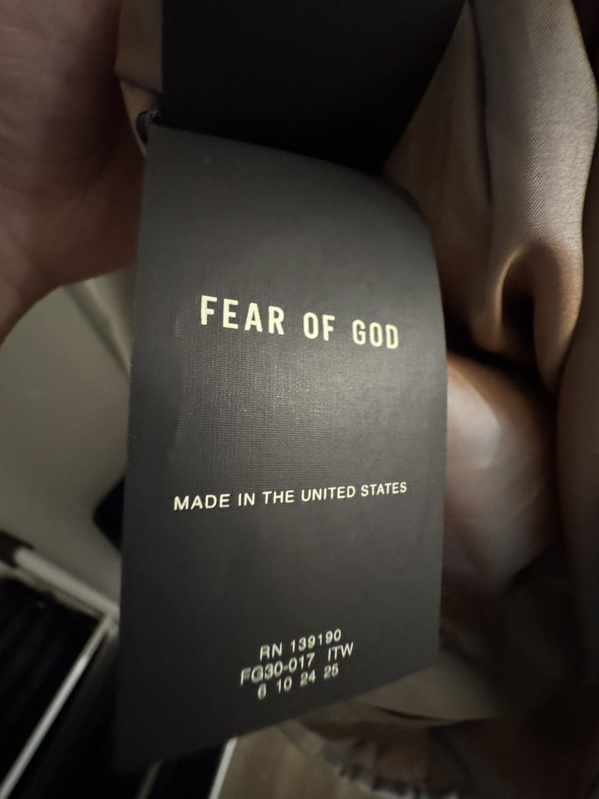 Fear of God Fear of God 7th iridescent jacket Size US L / EU 52-54 / 3 - 6 Thumbnail