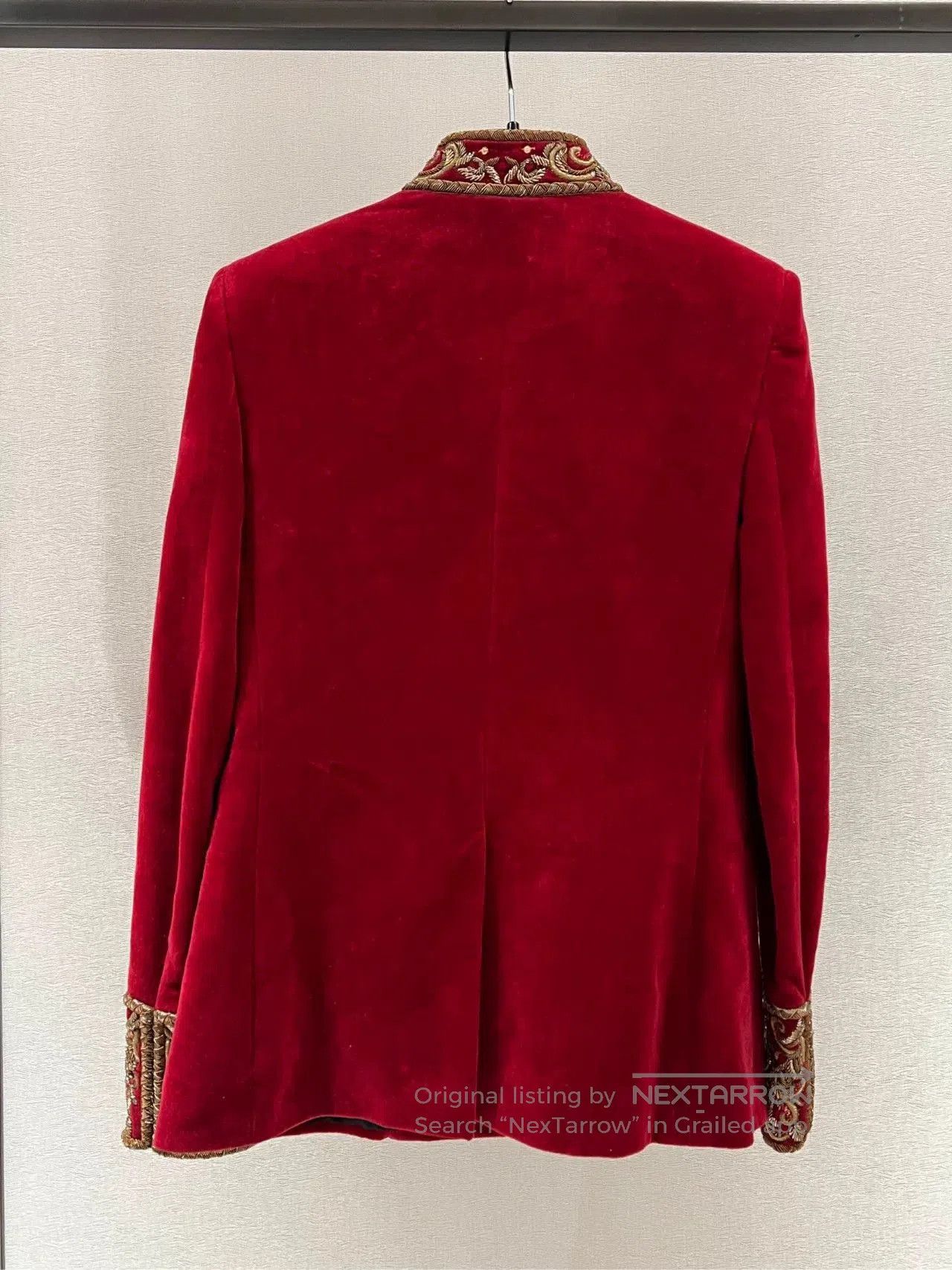 Saint Laurent Paris Saint Laurent 2018 Velvet Embroidered Blazer. Size US M / EU 48-50 / 2 - 2 Thumbnail