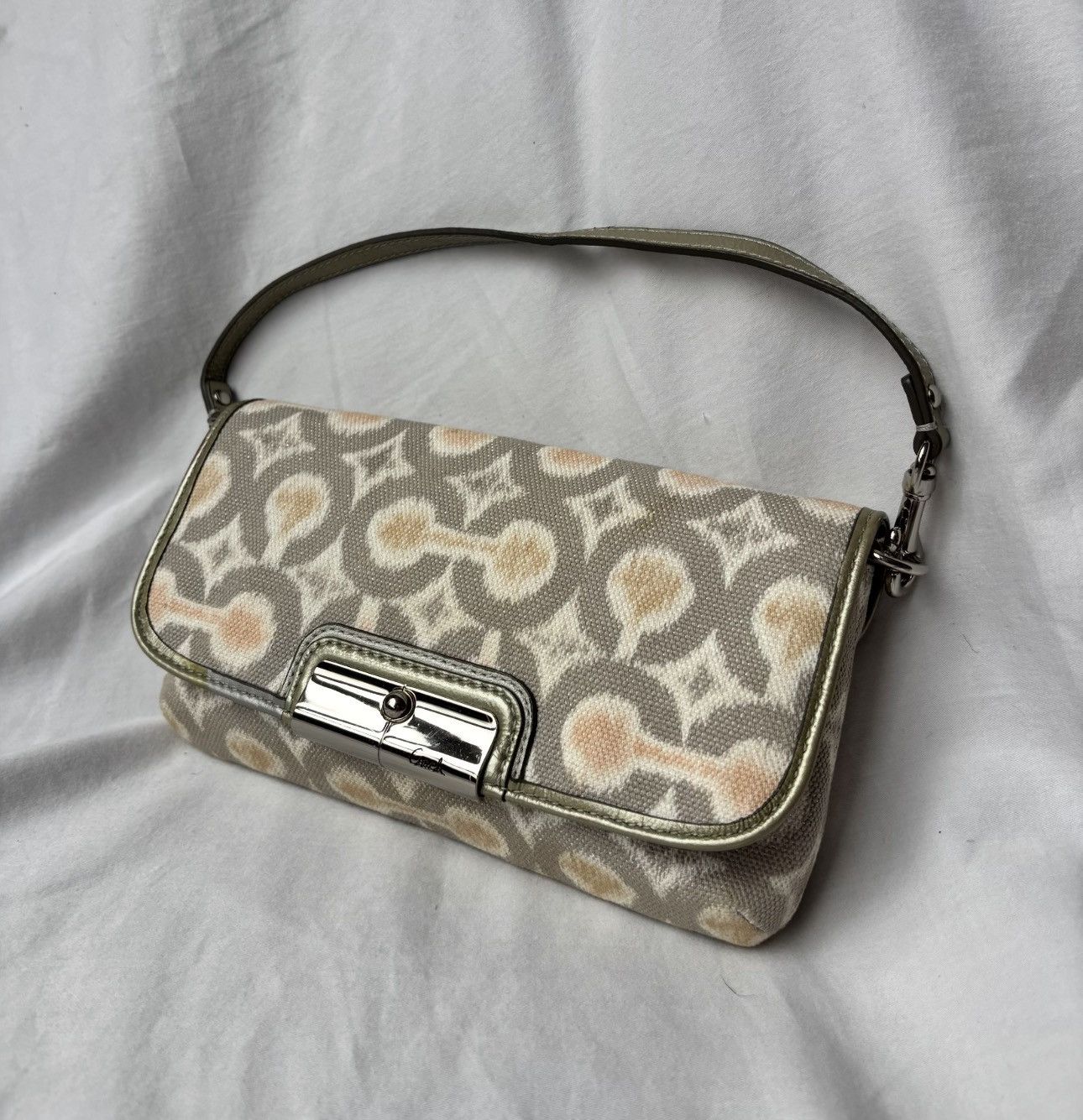Coach Vintage Coach Mini Shoulder Bag - Jacquard Print Y2K Purse Size ONE SIZE - 1 Thumbnail