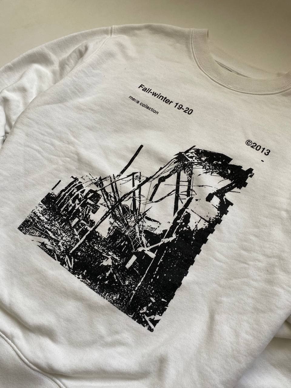 Off-White RARE OFF-WHITE MAIN LABEL FALL-WINTER 19-20 2013 SWEATSHIRT Size US L / EU 52-54 / 3 - 5 Thumbnail