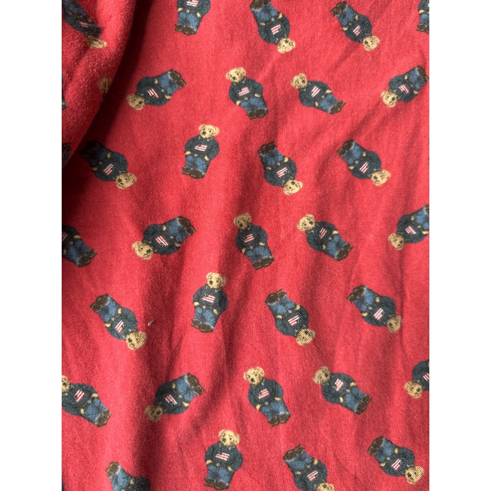 Polo Ralph Lauren VINTAGE Polo Bear Lounge Pants Men’s Large Pajama Sleepwear 100% Cotton Polo Ralph Lauren Bear Graphic Print Nightwear Mens Size US L / EU 52-54 / 3 - 4 Thumbnail