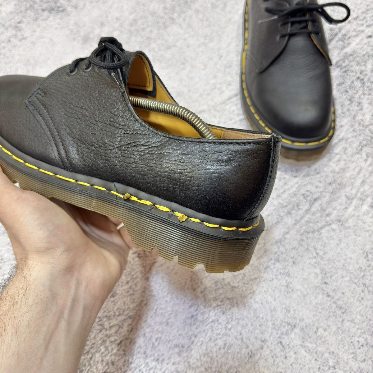 Dr. Martens Dr. Martens England Black Leather Derbies US9 UK8 EU42 27cm Size US 9 / EU 42 - 8 Thumbnail