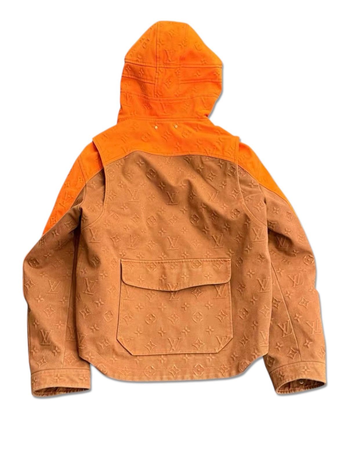 Louis Vuitton Louis Vuitton Carpenter 50 Hooded Denim Jacket 3D Monogram Size US M / EU 48-50 / 2 - 3 Thumbnail