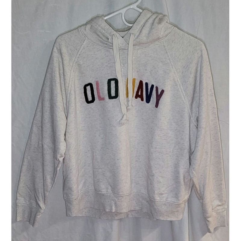 Old Navy Old Navy Rainbow Logo White Pullover Hoodie Size Medium Size M / US 6-8 / IT 42-44 - 1 Thumbnail