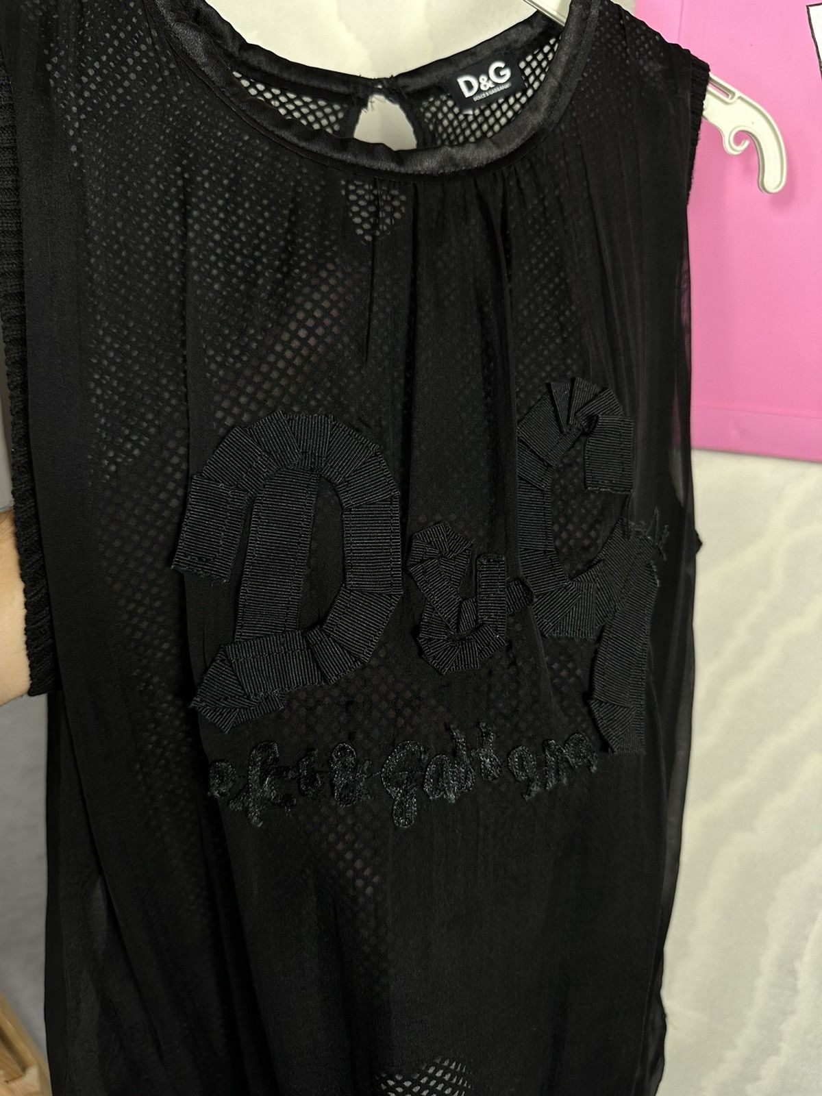 Dolce & Gabbana × Vintage Dolce & Gabbana Vintage Tank Top Size L / US 10 / IT 46 - 8 Thumbnail