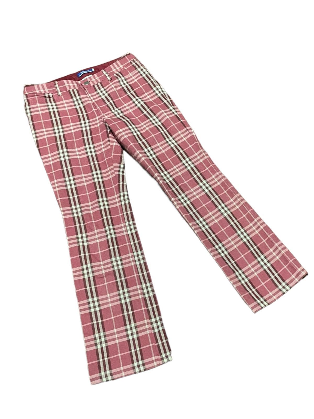 Burberry × Designer Burberry Blue Label Checkered Denim Size 29" - 7 Thumbnail