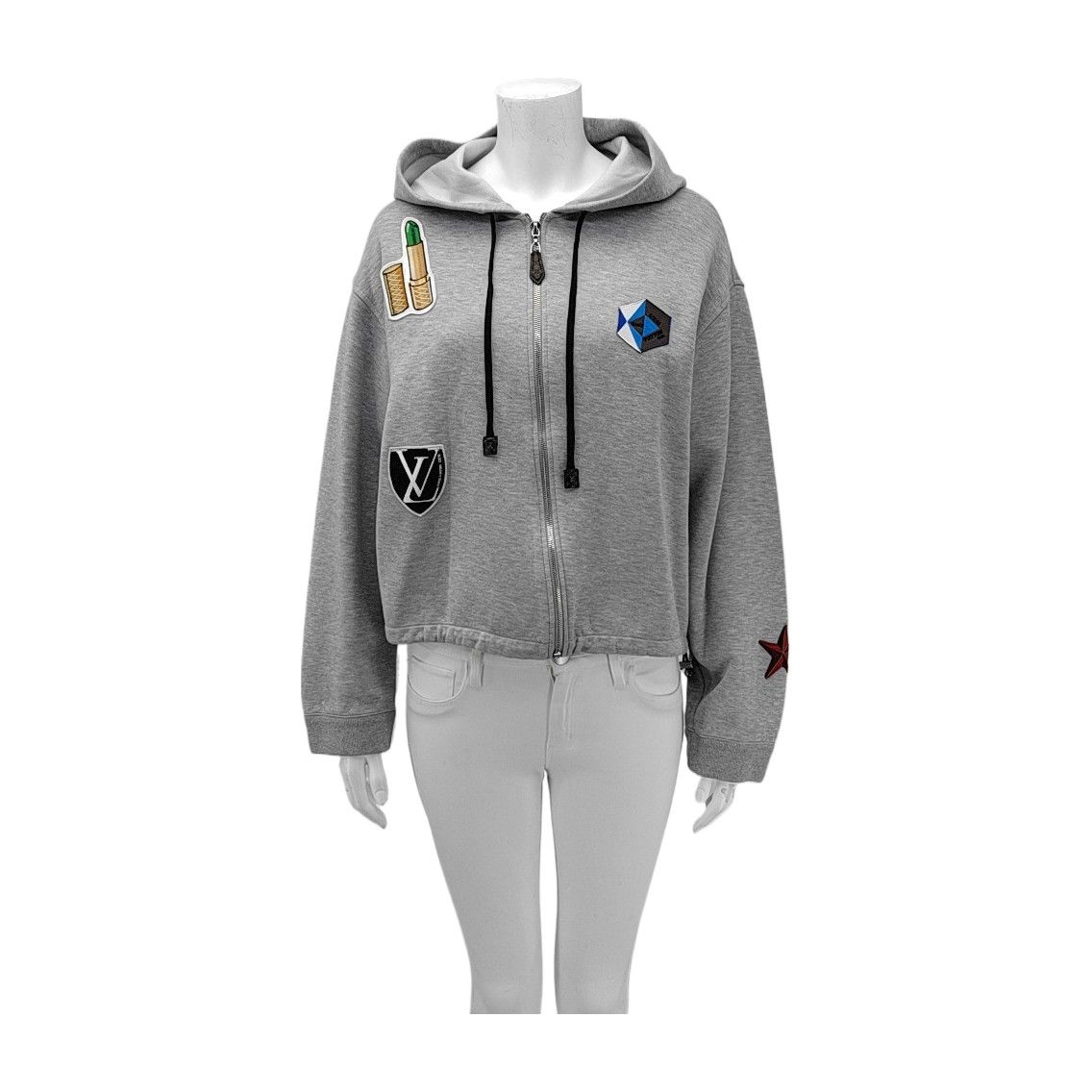 Louis Vuitton Louis Vuitton Patched Zip Hoodie Size L Size L / US 10 / IT 46 - 1 Thumbnail