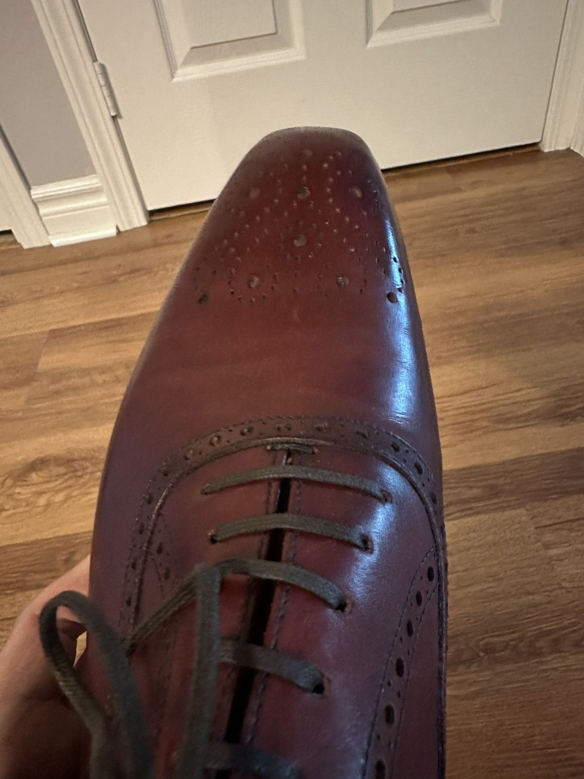 J.FitzPatrick Wallingford II Half Brogue Burgundy Calf Size US 9 / EU 42 - 24 Thumbnail
