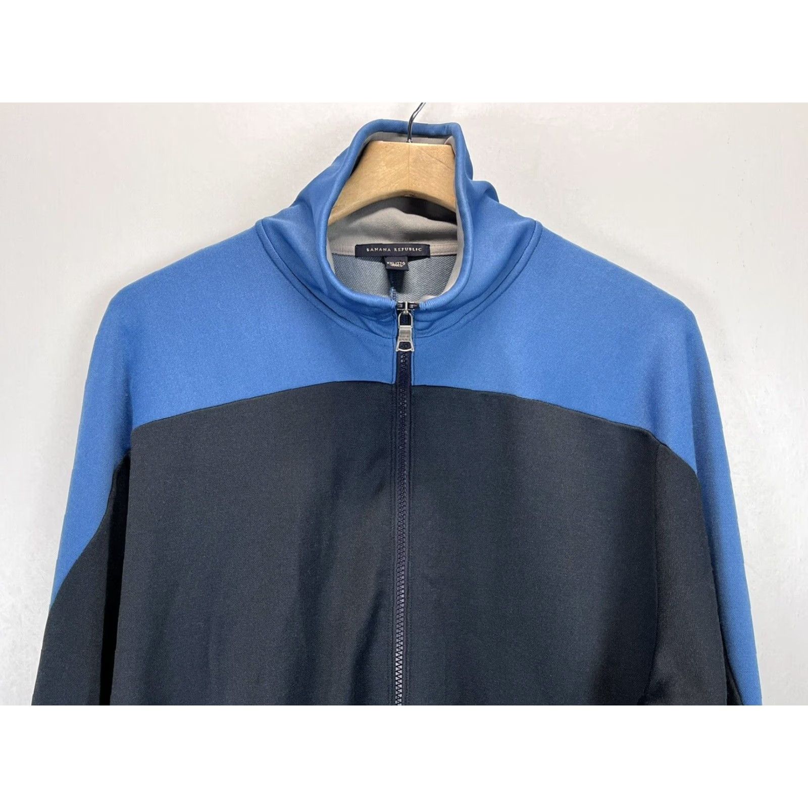 Banana Republic Banana Republic Track Jacket Sz XXL 2XL Mens Full Zip Navy Blue Casual Retro Size US XXL / EU 58 / 5 - 3 Thumbnail