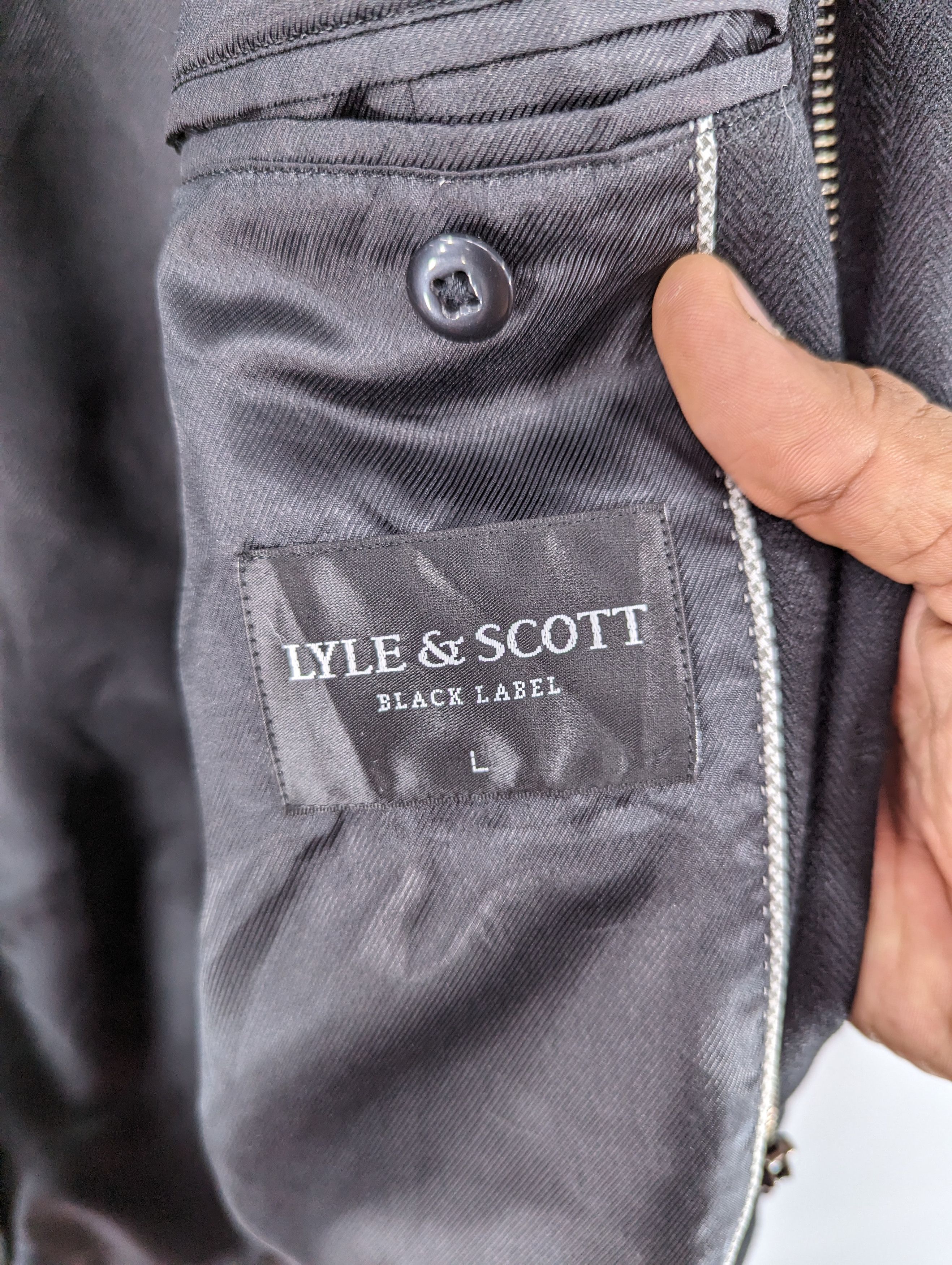 Lyle & Scott Lyle & Scott Black Label Zip Button Ups Stripe Jacket Size US L / EU 52-54 / 3 - 10 Thumbnail