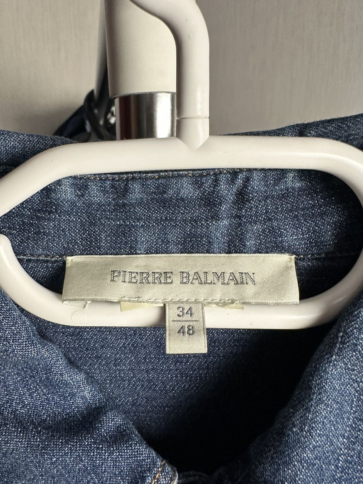 Pierre Balmain PIERRE BALMAIN DENIM SHIRT Size US M / EU 48-50 / 2 - 6 Thumbnail