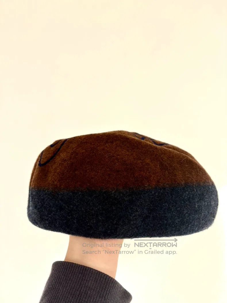 Vivienne Westwood Vivienne Westwood Blue and Brown Gradient Beret Size ONE SIZE - 5 Thumbnail