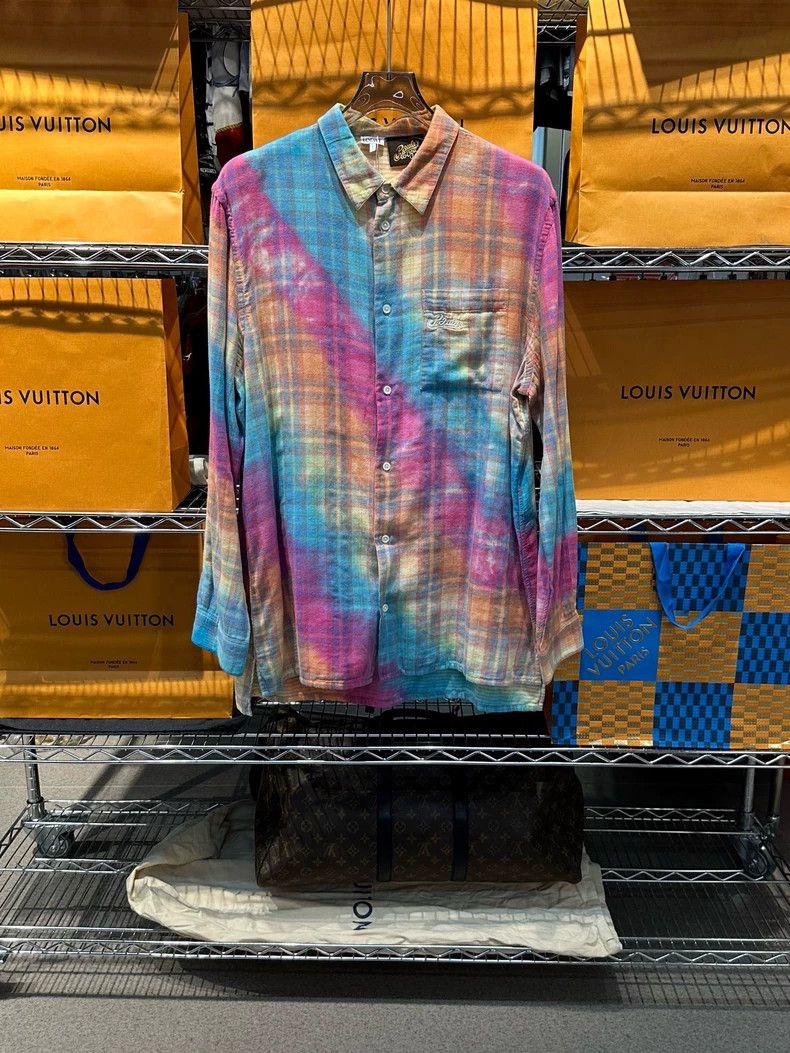 Loewe Loewe Rainbow Tie-Dye Cotton Shirt - dmc Size US XL / EU 56 / 4 - 1 Thumbnail