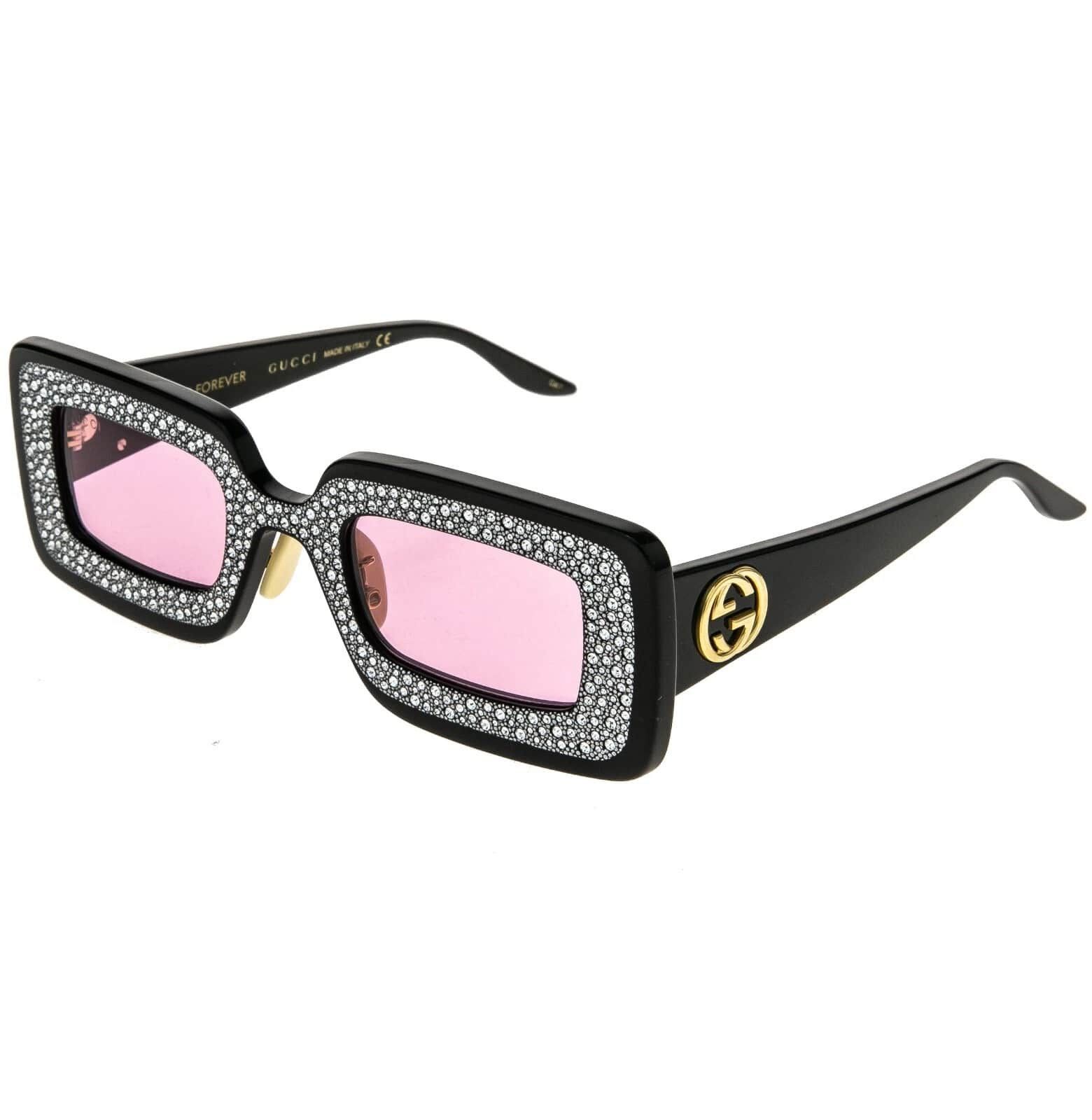 Gucci GUCCI Gg0974S Hollywood Forever 0974 Black 001 Sunglasses Size ONE SIZE - 11 Thumbnail