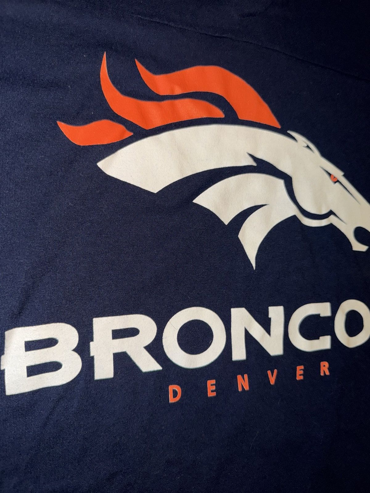 Logo 7 Vintage Denver Broncos NFL Logo 7 single stitch t-shirt XL Size US XL / EU 56 / 4 - 3 Thumbnail