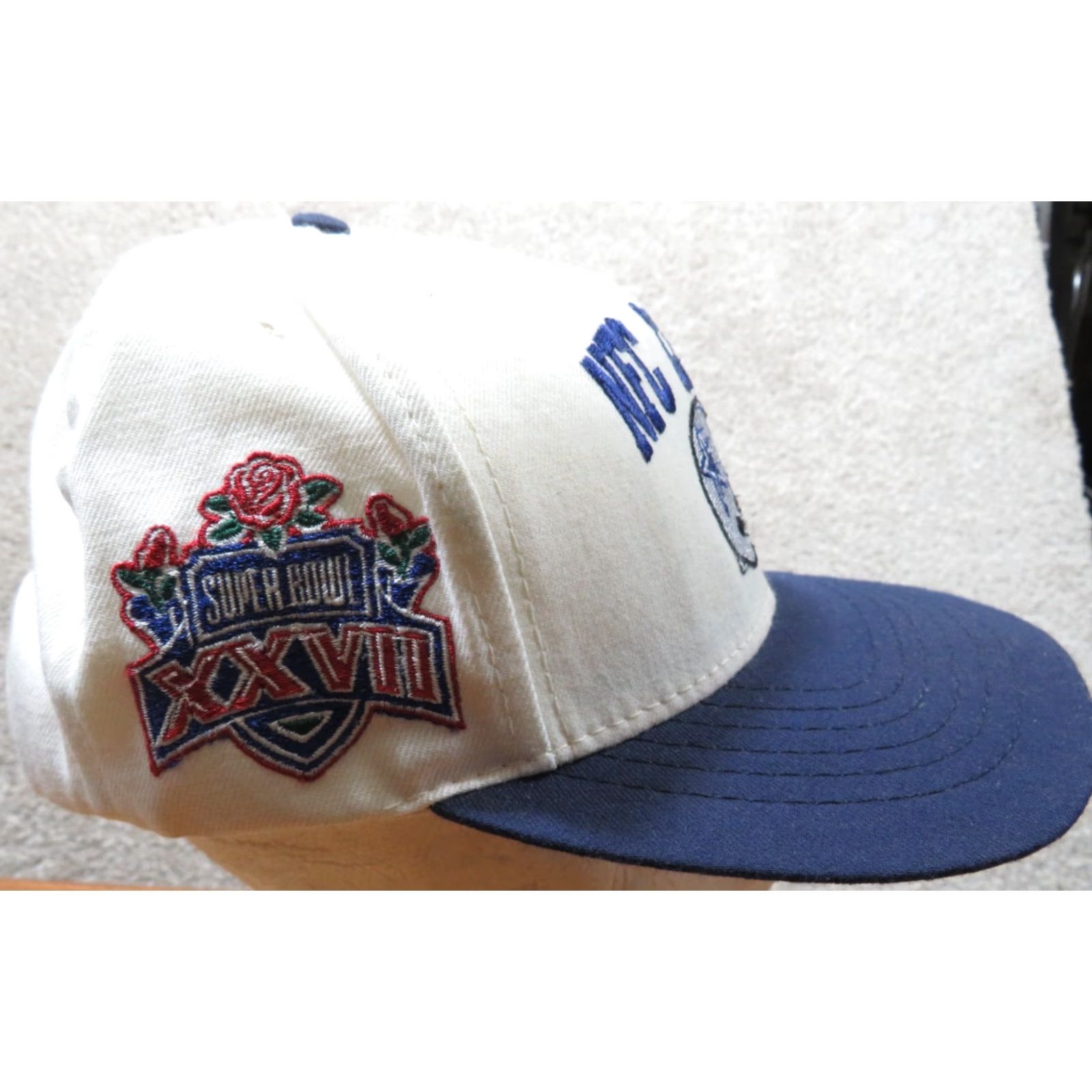 Logo 7 Vtg HaT Dallas Cowboys NFC Champs Superbowl XXVII Logo Trucker adjustable hat Size ONE SIZE - 3 Thumbnail