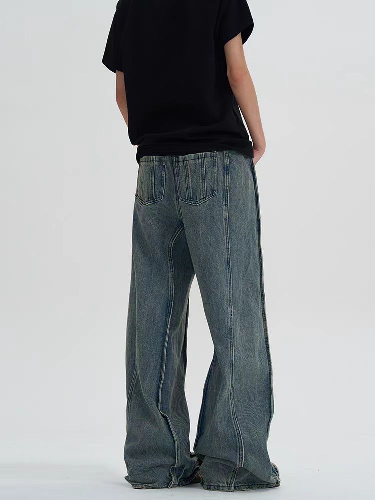 Japanese Brand × Jean High street deconstructed patchwork distressed jeans Size US 30 / EU 46 - 5 Thumbnail