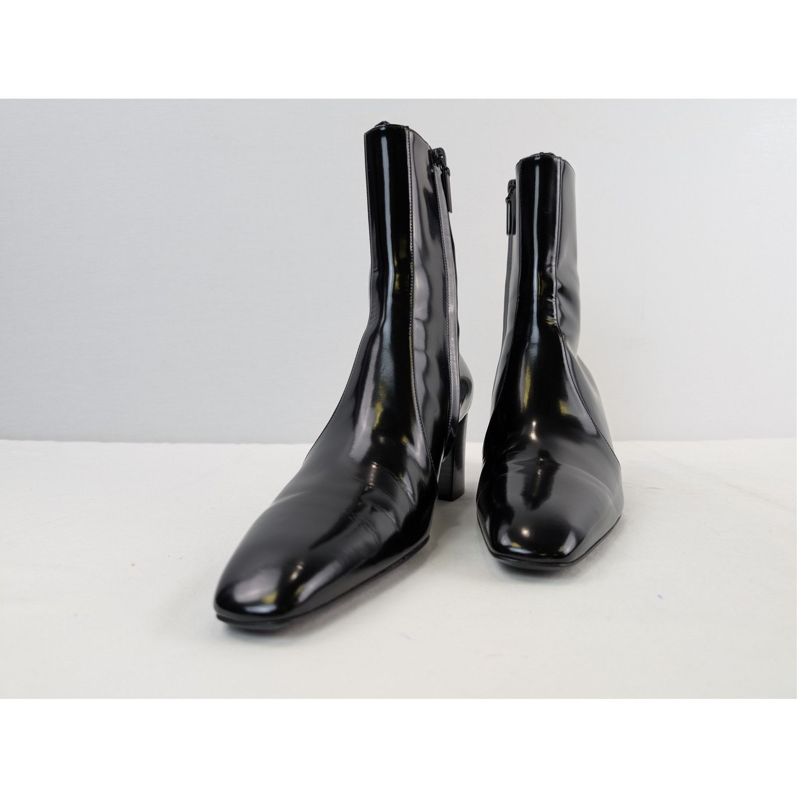 Saint Laurent Paris o1rshd1 / 555 / XIV 70 Zipped Boots in Black Size US 8.5 / EU 41-42 - 7 Thumbnail