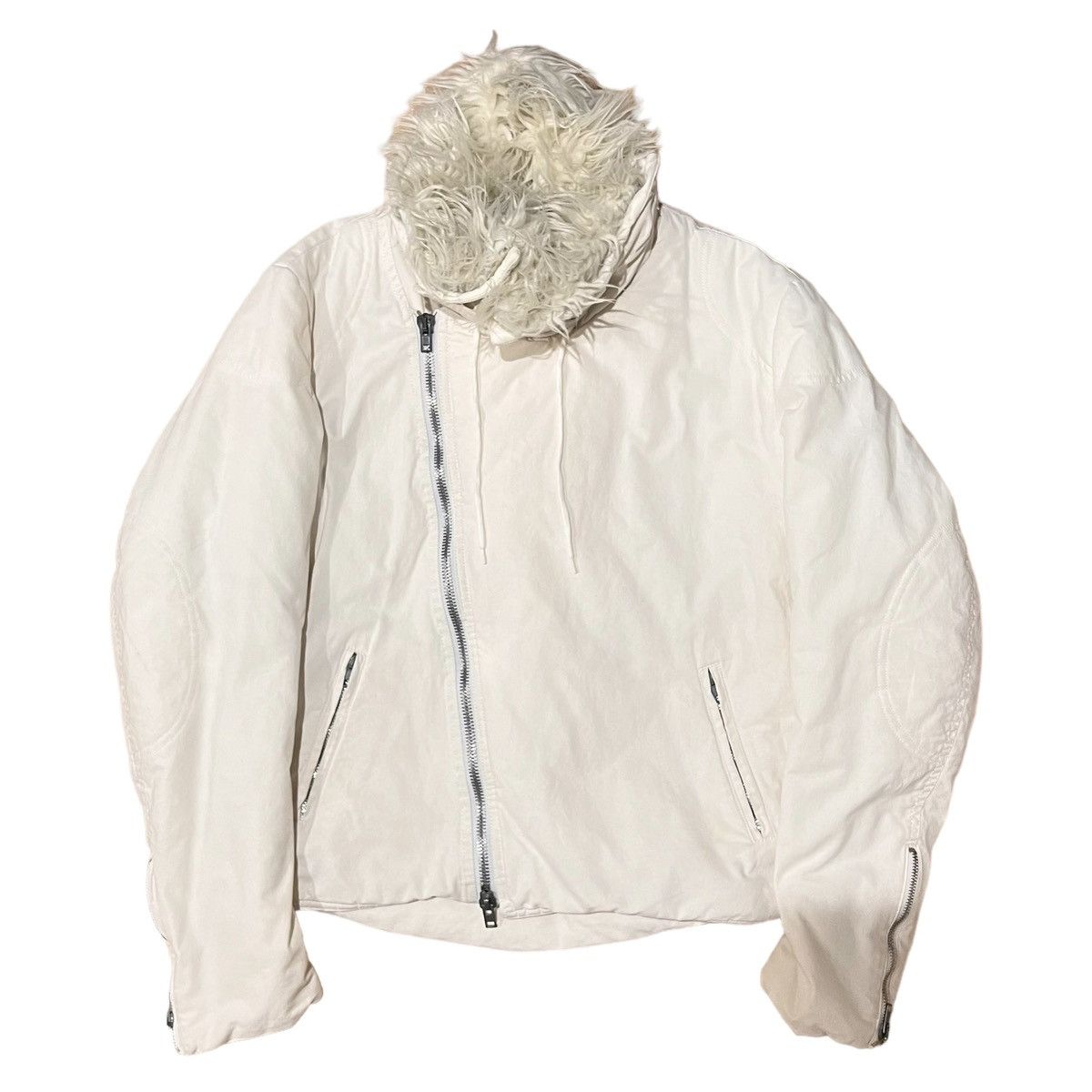 Helmut Lang HELMUT LANG 1999AW moleskin asymmetry Astro Moto Jacket Size US M / EU 48-50 / 2 - 1 Thumbnail