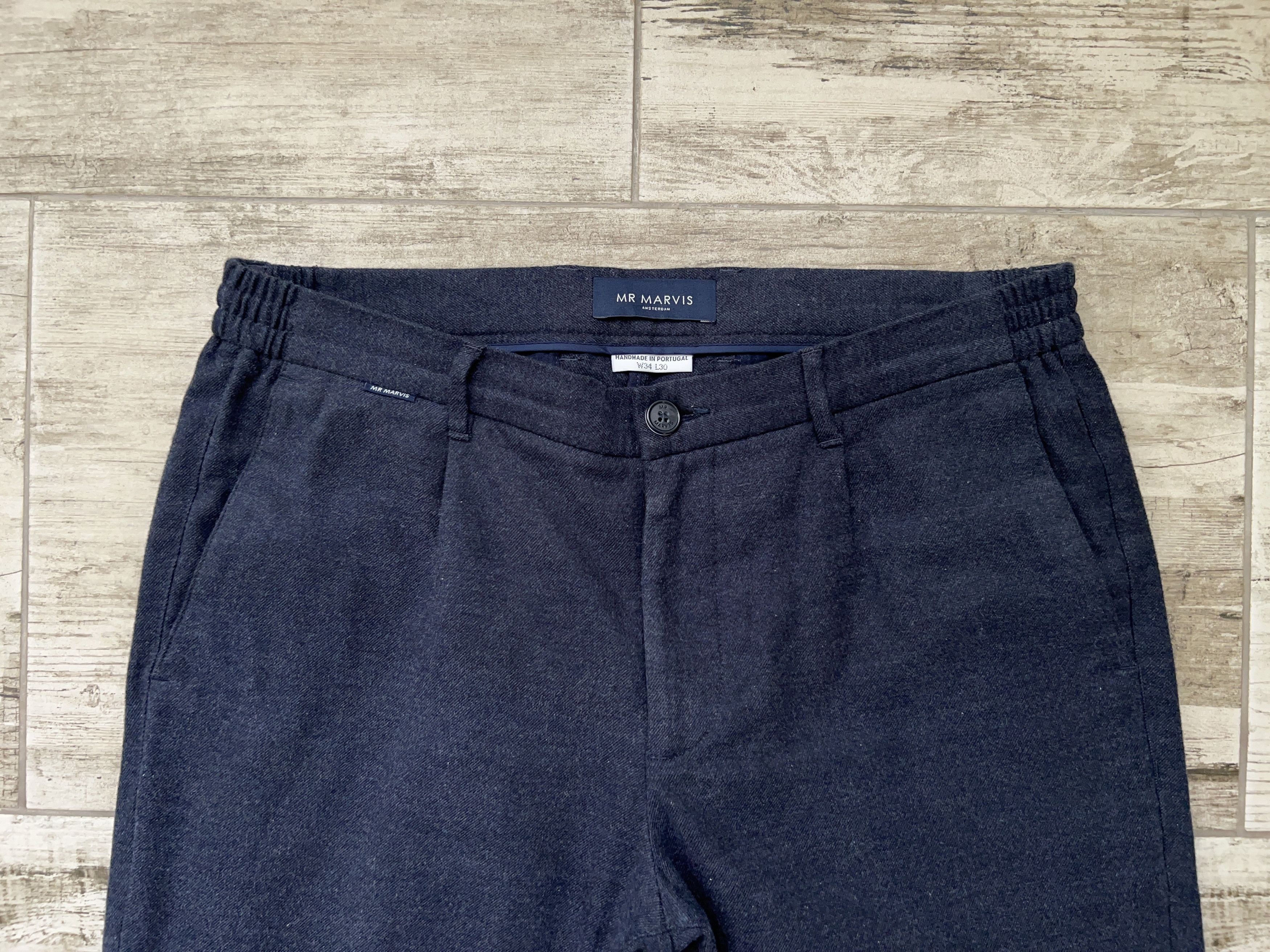 Designer Mens MR Marvis Cosmics Flannel Pants Trousers Size W34 L30 Size US 34 / EU 50 - 4 Thumbnail